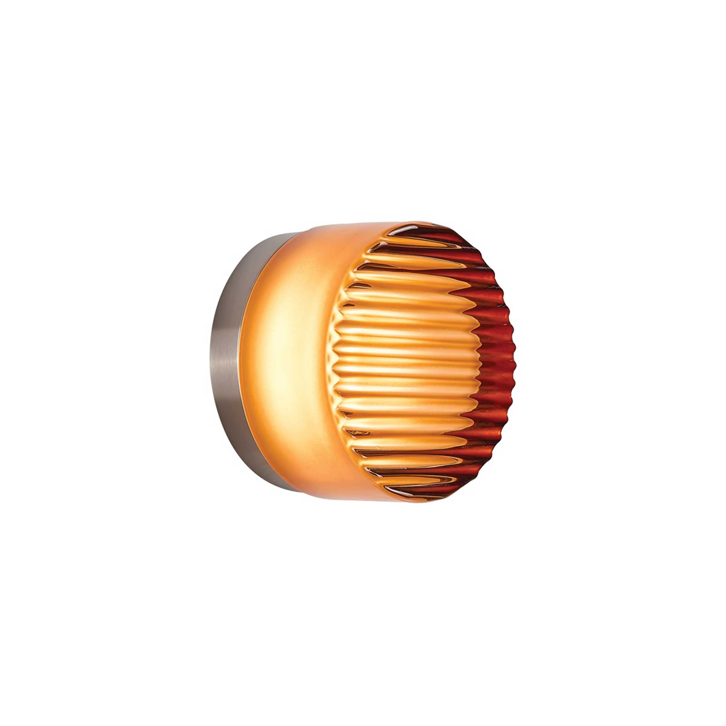 VK Light Glace LED stenska svetilka z valovitim robom