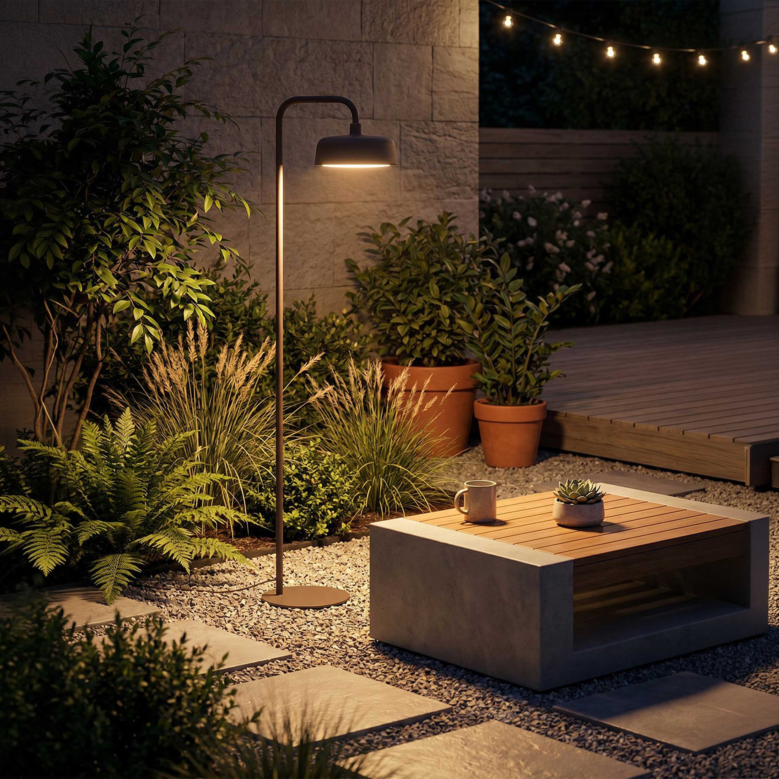 VK Light Jade LED stoječa svetilka IP65