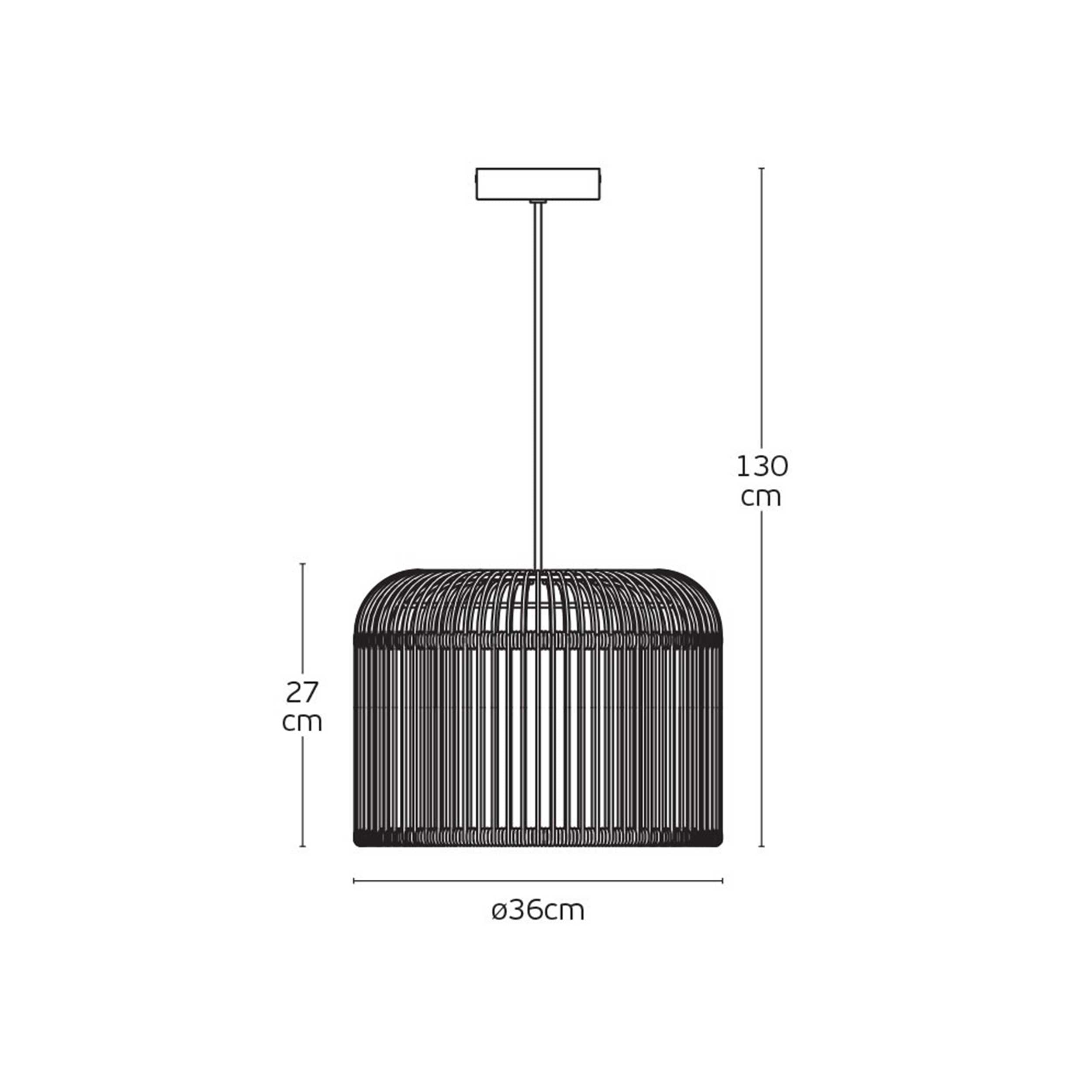 VK Light Keli E27 viseča zunanja svetilka IP44