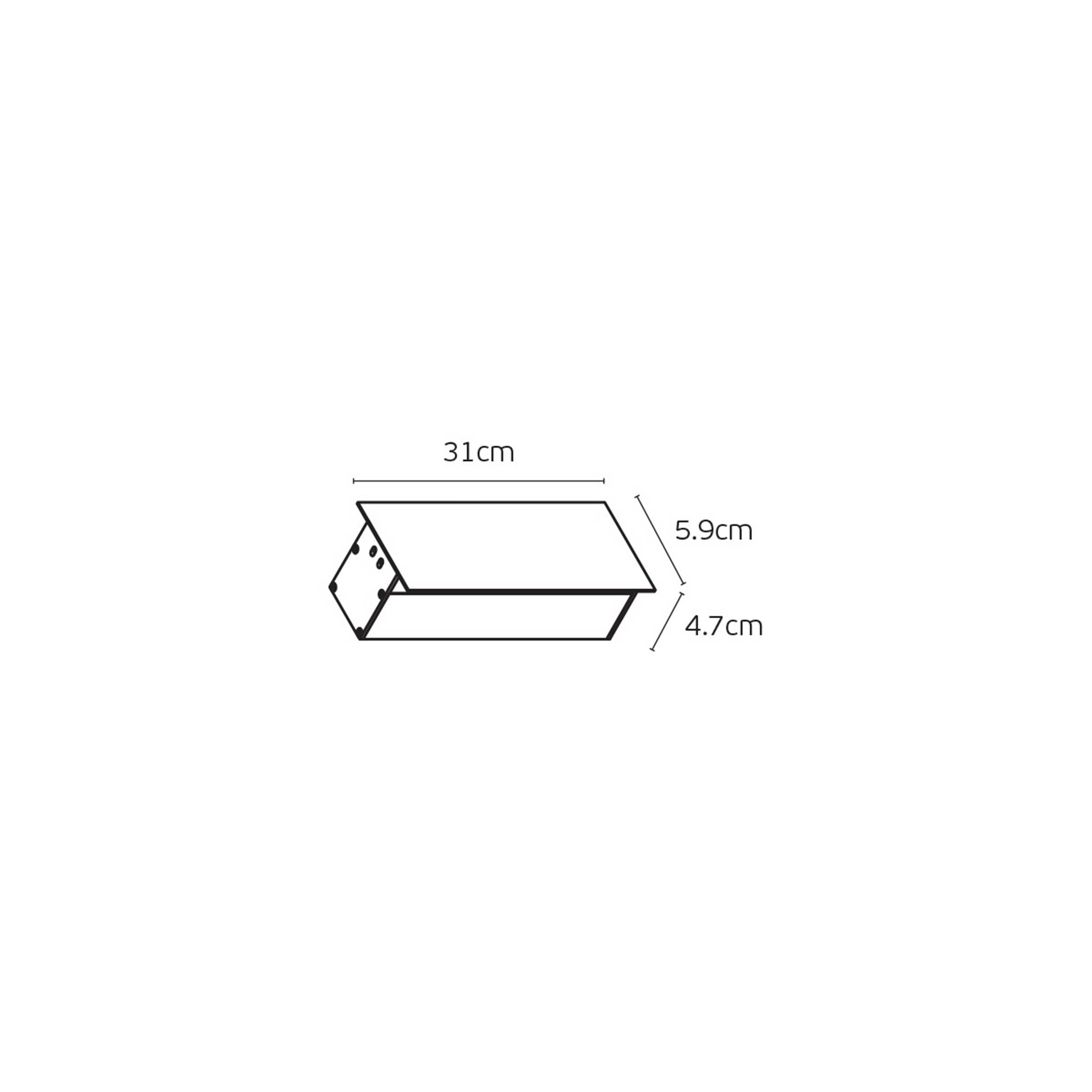 VK Light Lina LED stenska svetilka IP54