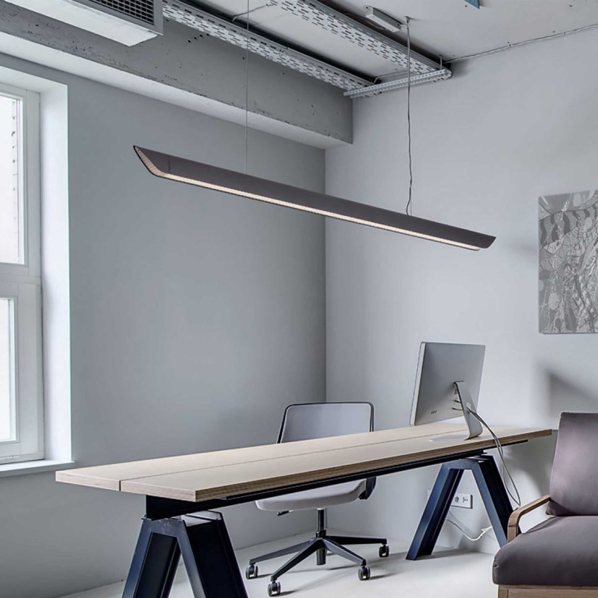 VK Light Mute Slim LED viseča akustična svetilka