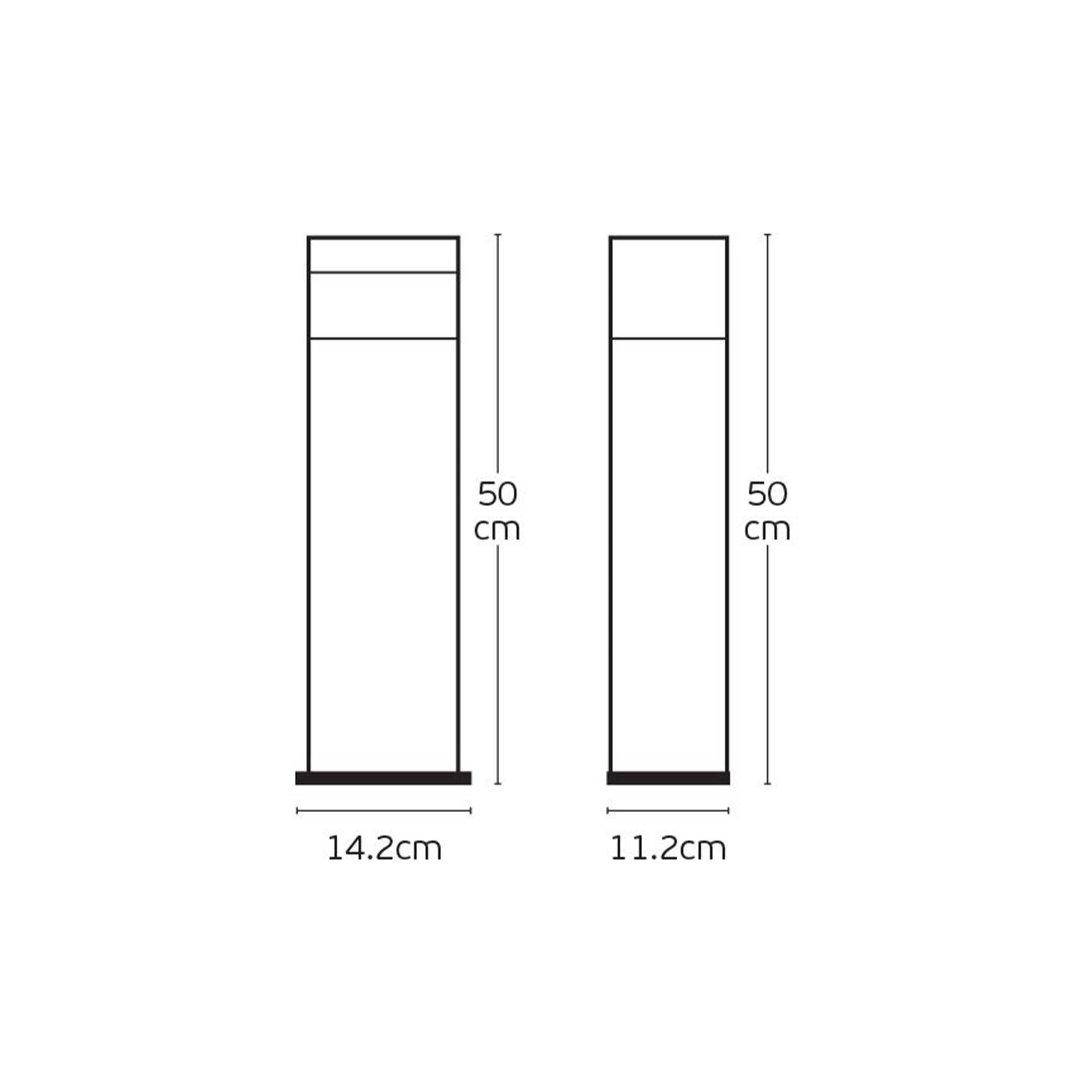 VK Light Natu I LED zunanja stebrna svetilka IP54