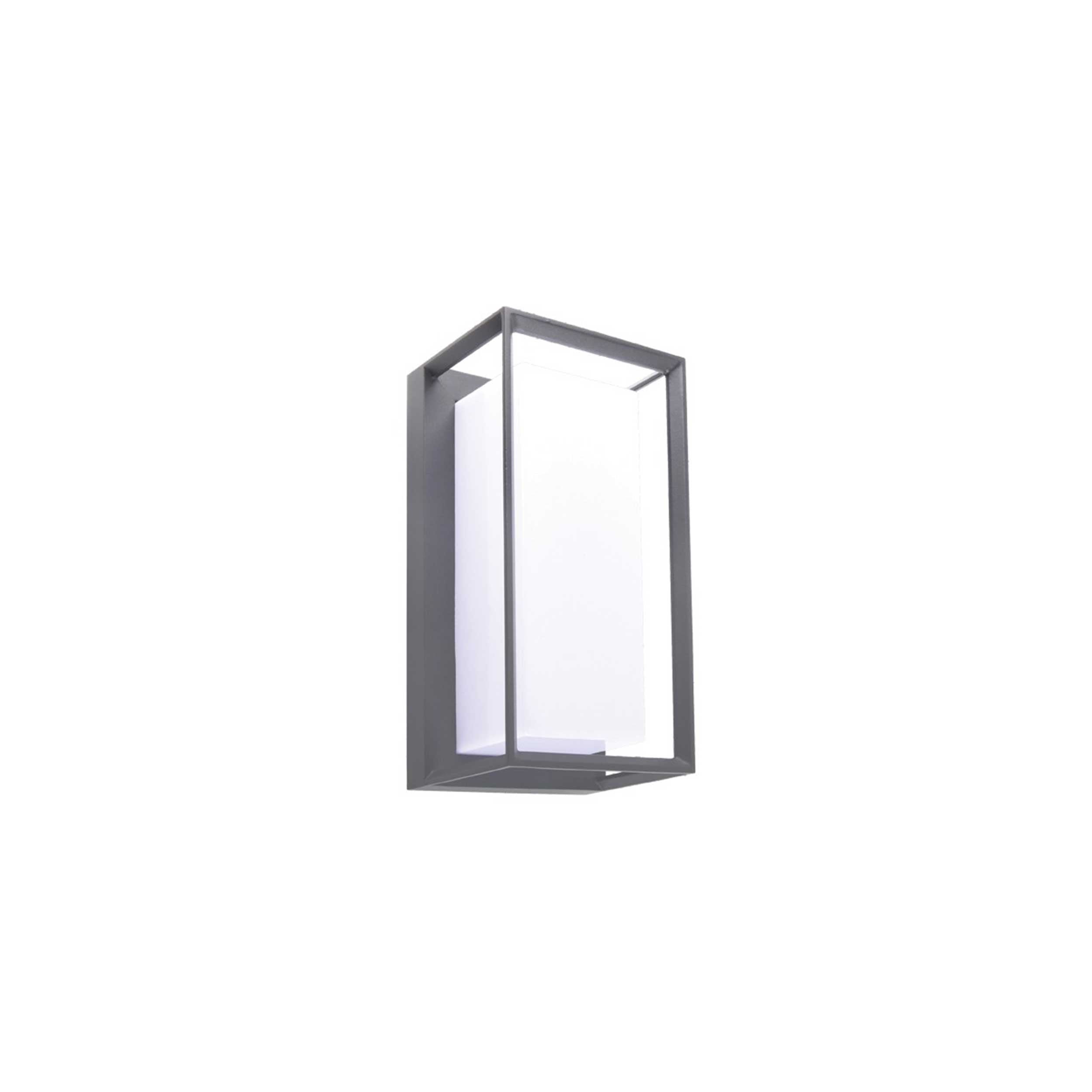 VK Light Neon LED stenska svetilka IP65, pravokotna