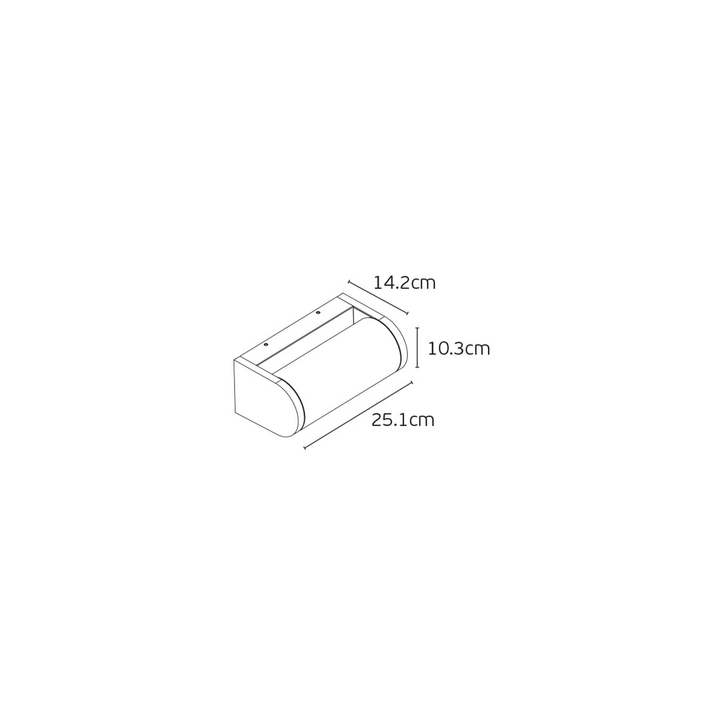 VK Light Shade LED stenska svetilka IP65