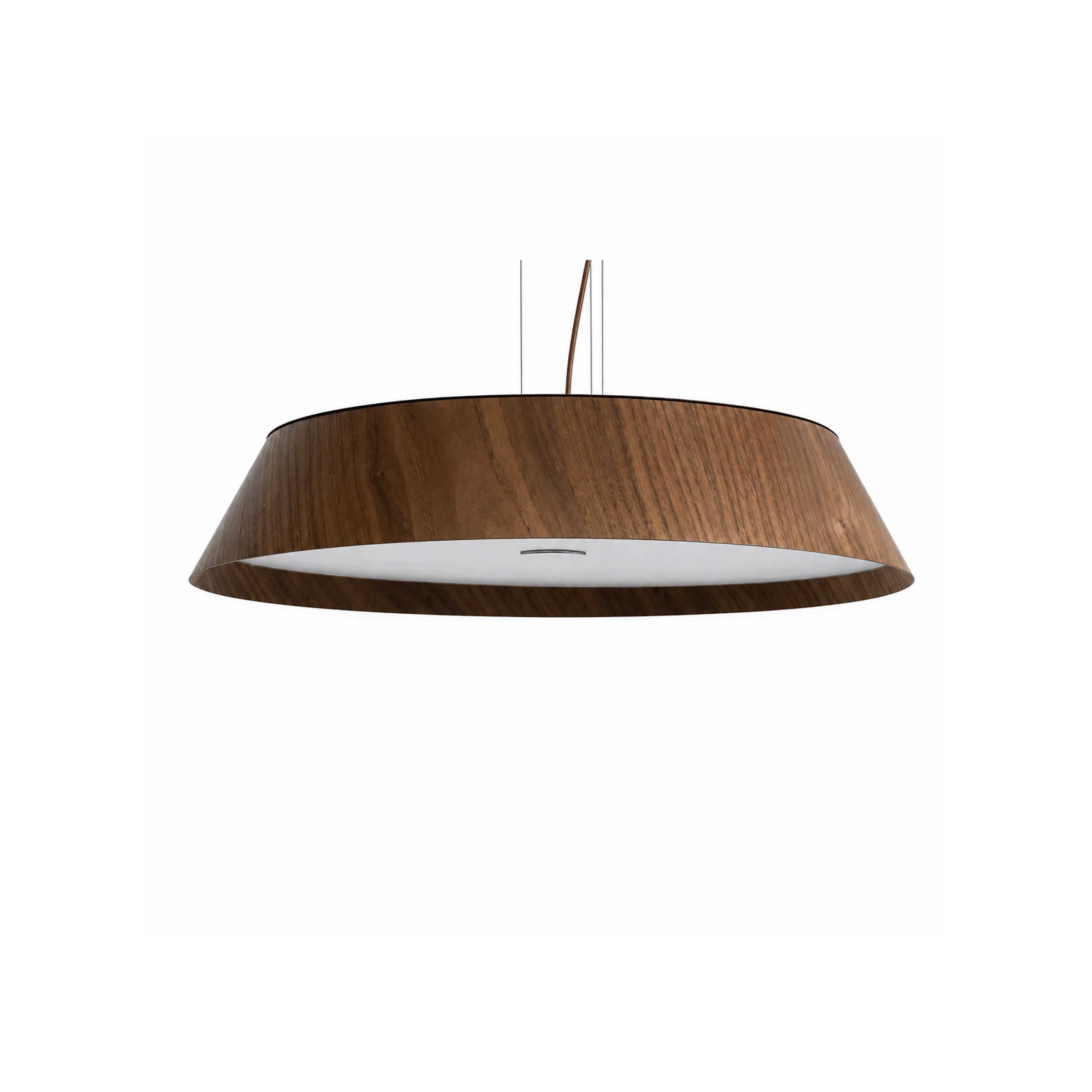 VK Light Woody LED okrogla lesena viseča svetilka
