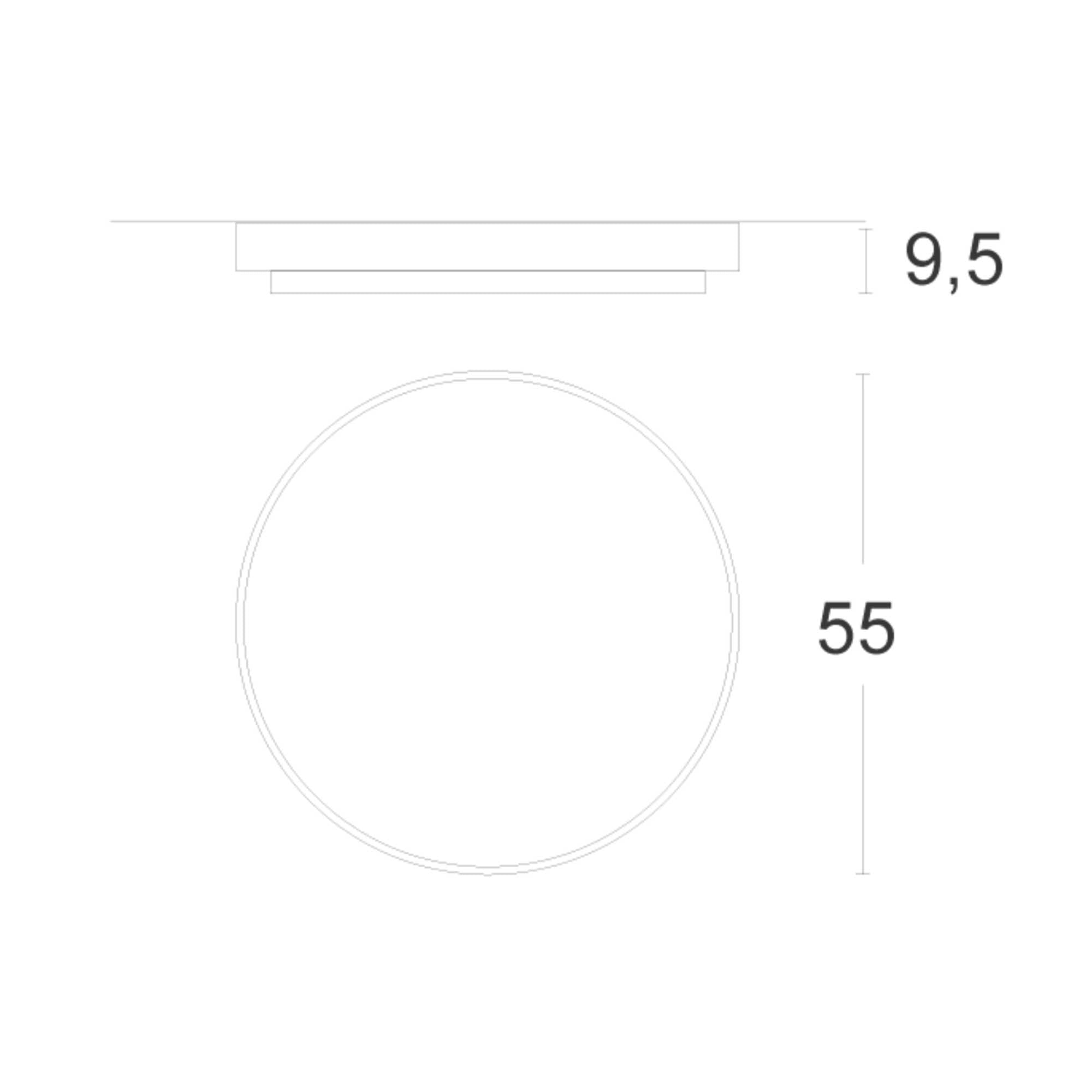 Zava Loola LED přisazené stropní svítidlo