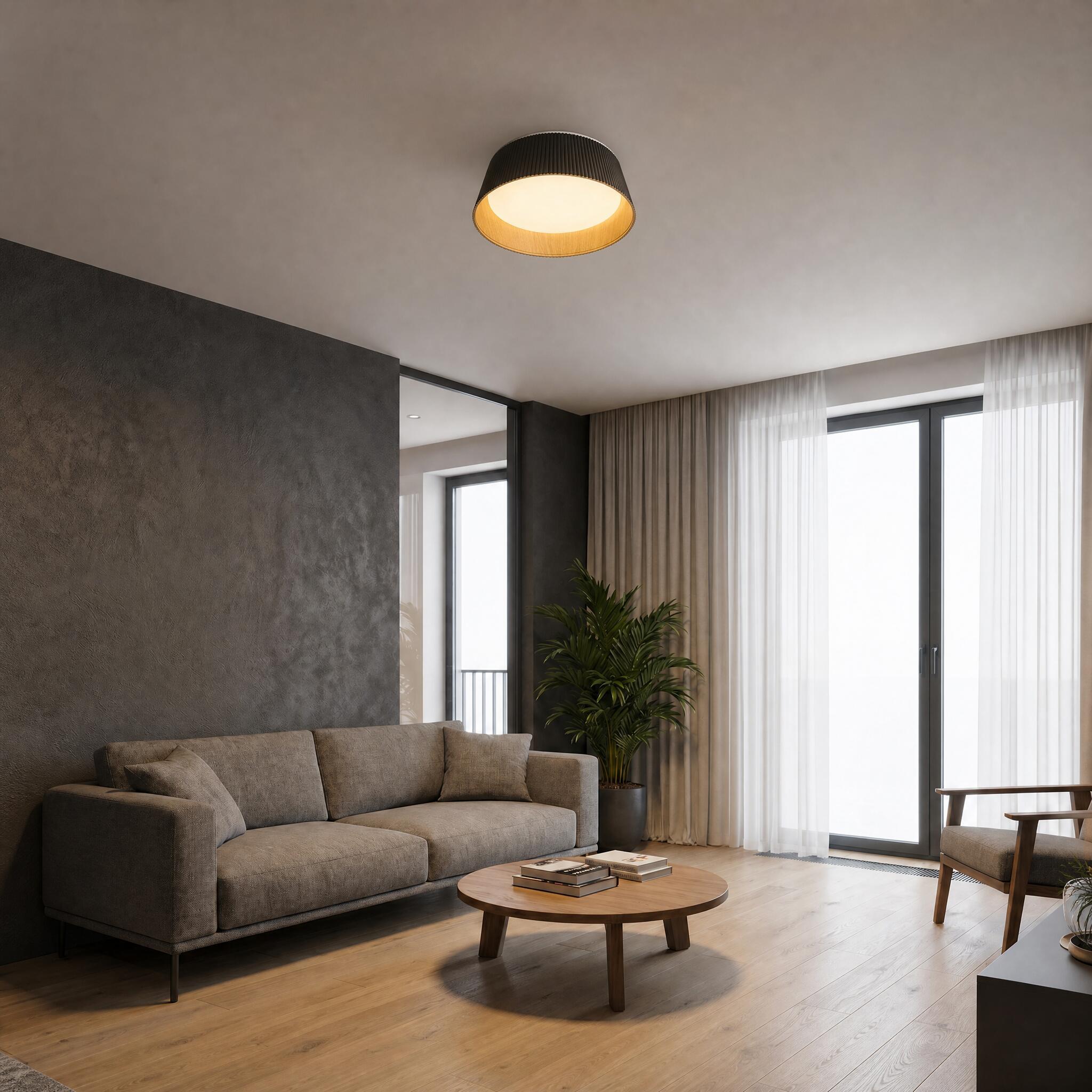VK Light Aelia Wood LED stropna svetilka