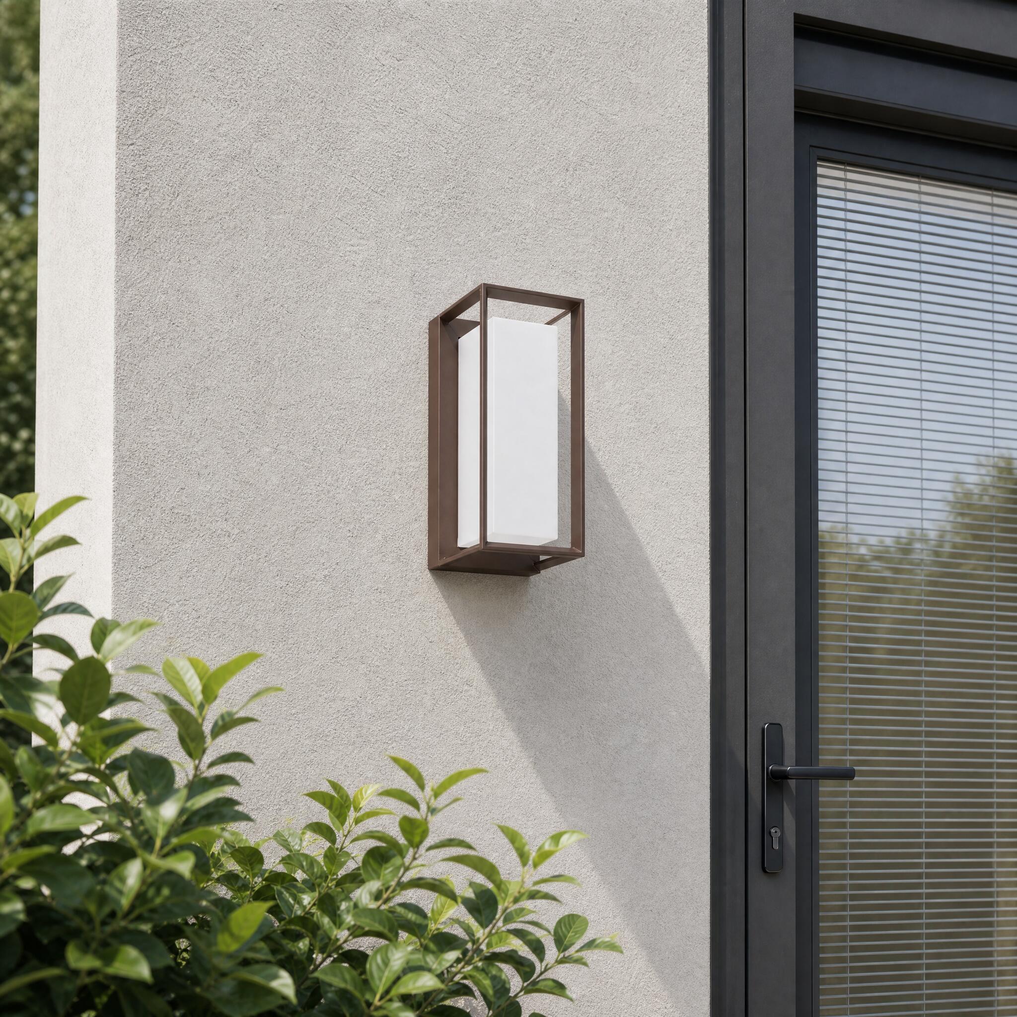 VK Light Neon LED stenska svetilka IP65, pravokotna