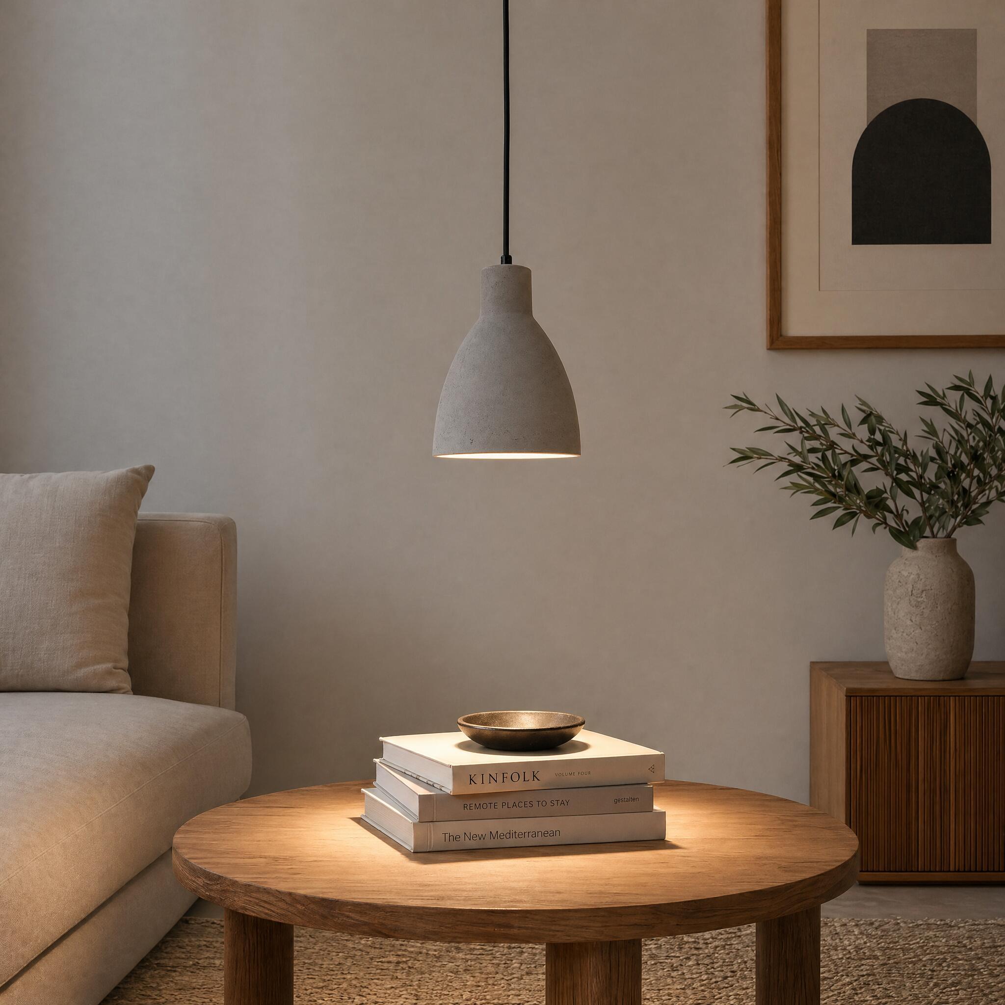 VK Light Remy E27 viseča betonska svetilka