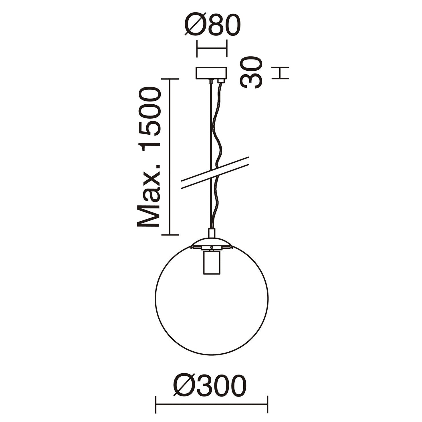 Exo Oxy čirá E27 závěsné svítidlo chromové