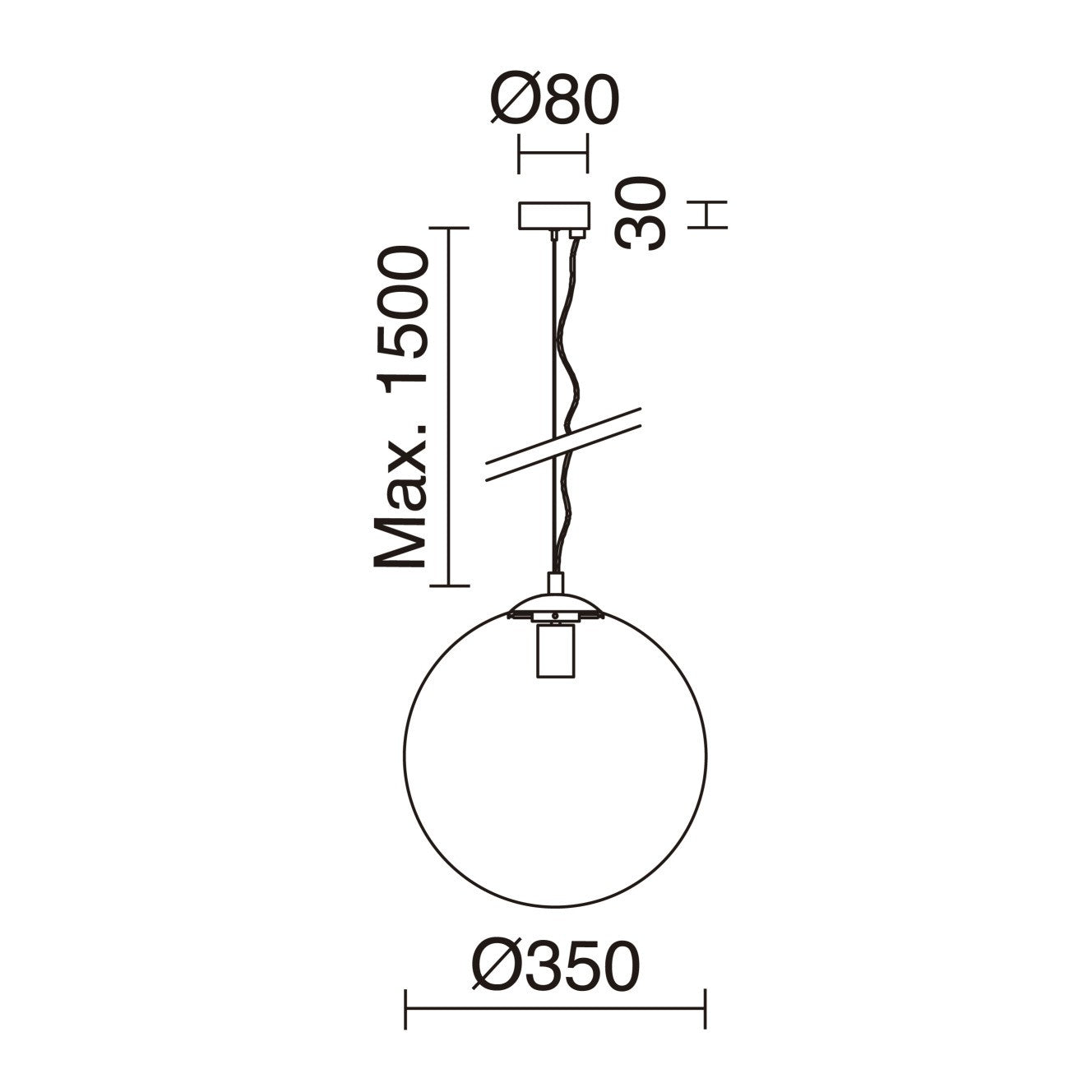 Exo Oxy mat E27 závěsné svítidlo chromové