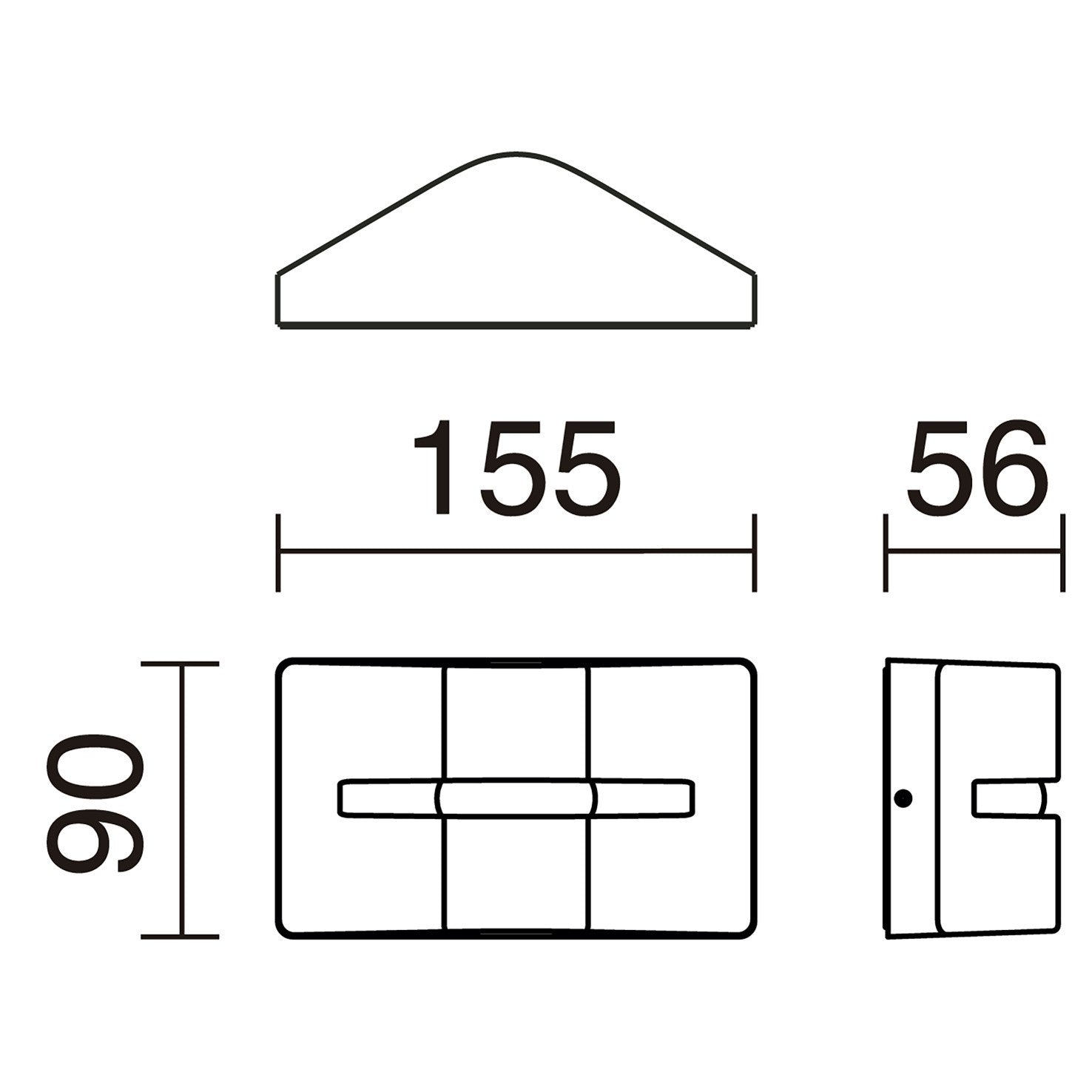 Dopo Shinny LED přisazené svítidlo