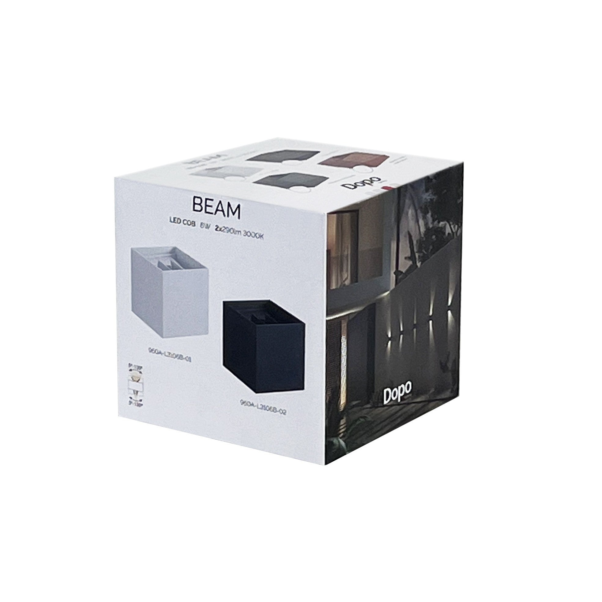 Dopo Beam up/down LED přisazené svítidlo bílé