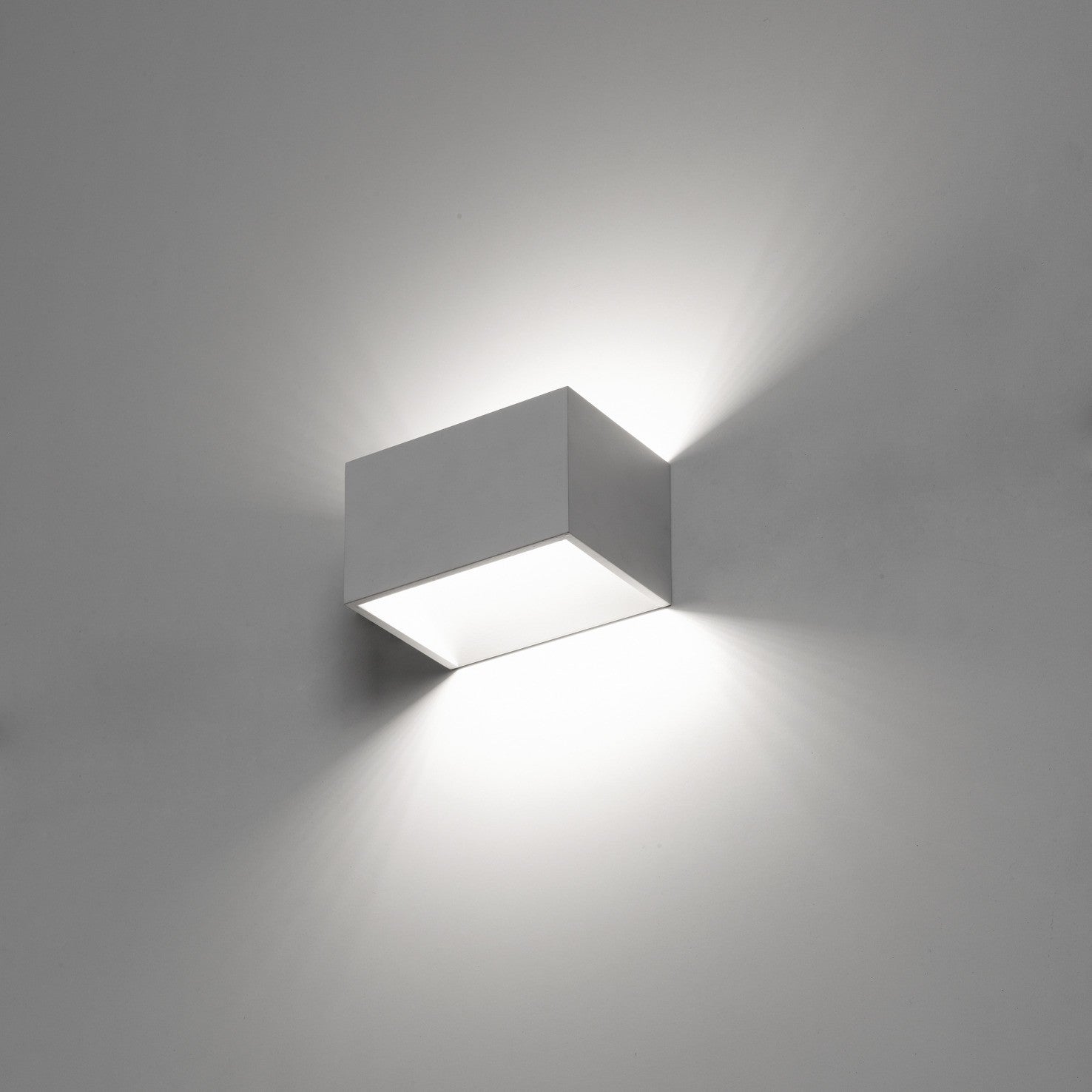 Exo Rett LED nástěnné svítidlo stříbrné