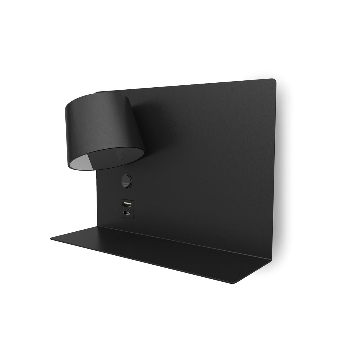 Exo Serene USB LED nástěnné svítidlo černé