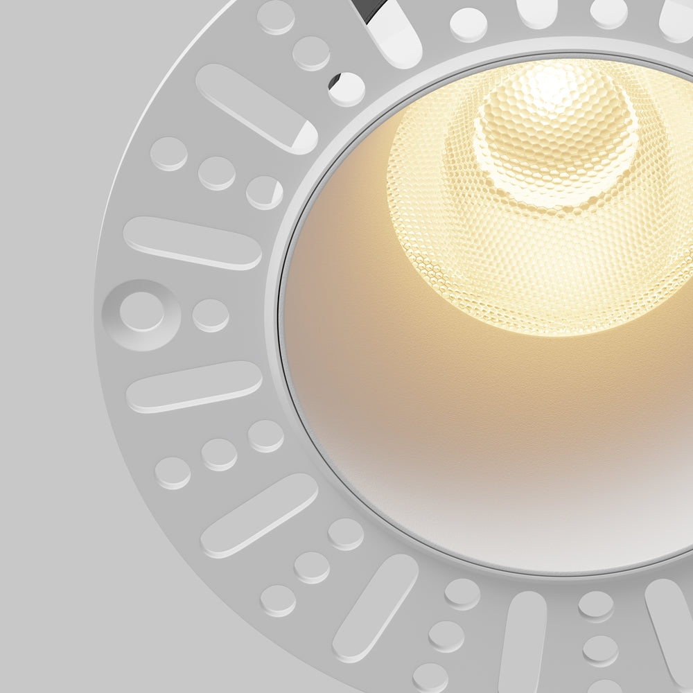 Maytoni downlight Dip LED 50° vgradna okrogla svetilka, bela