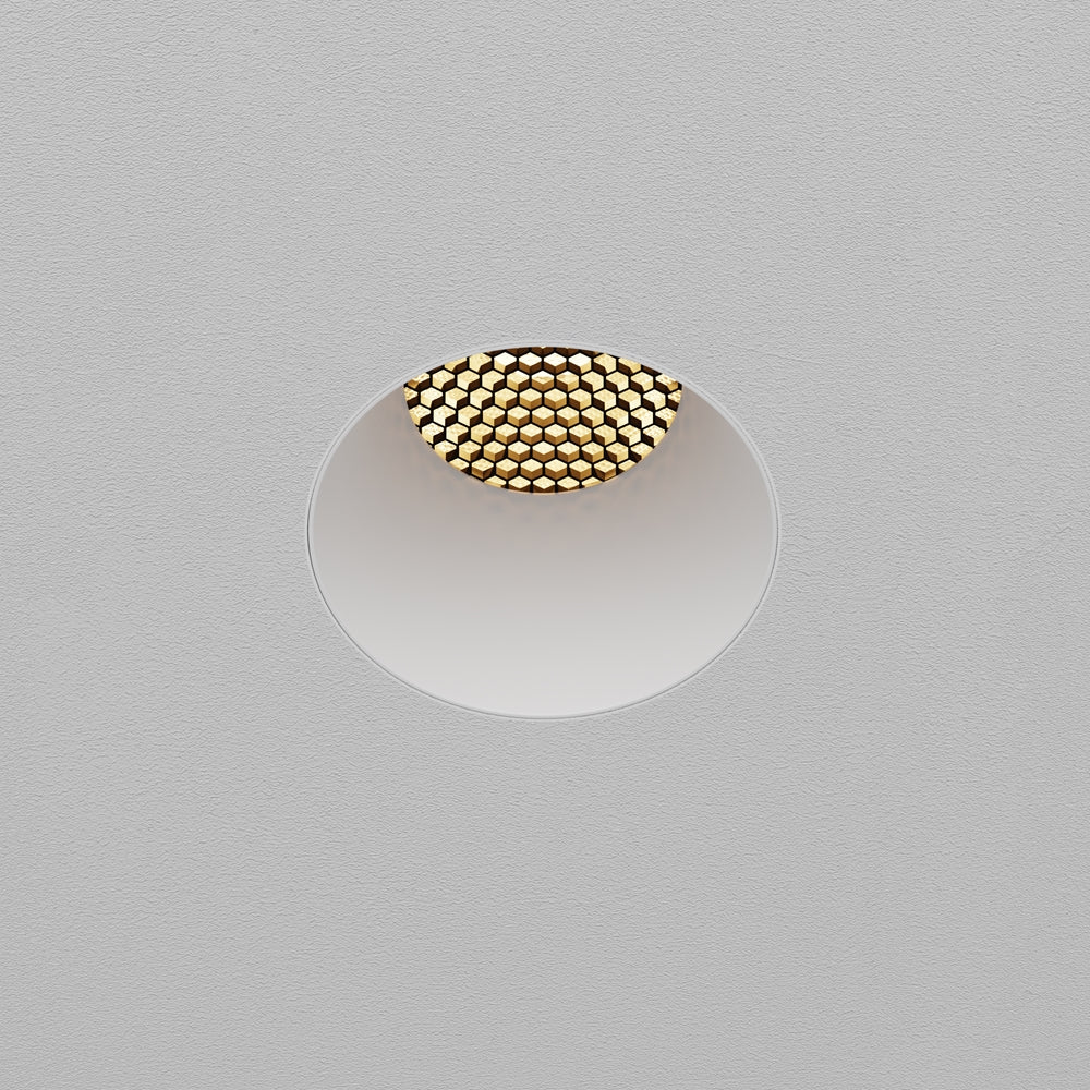 Maytoni downlight Dip LED 50° vgradna okrogla svetilka, bela