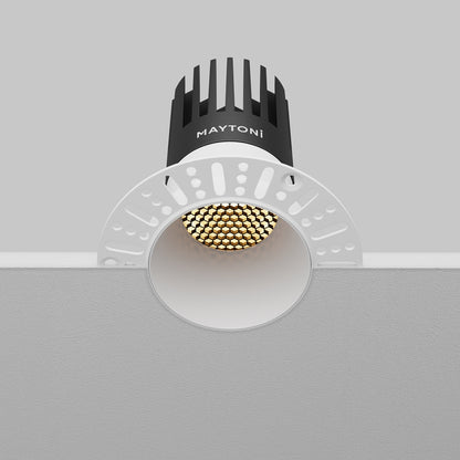 Maytoni downlight Dip LED 50° vgradna okrogla svetilka, bela
