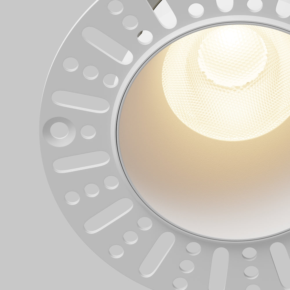 Maytoni downlight Dip LED 50° vgradna okrogla svetilka, bela