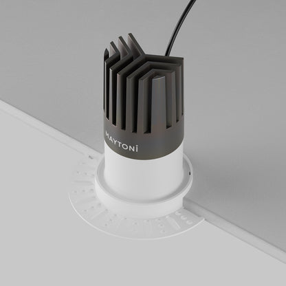 Maytoni downlight Dip LED 50° vgradna okrogla svetilka, bela