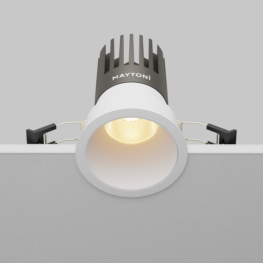 Maytoni downlight Dip LED 50° vgradna okrogla svetilka, bela