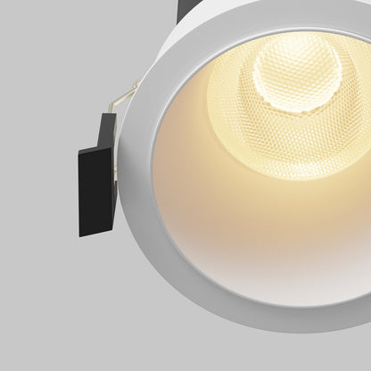 Maytoni downlight Dip LED 50° vgradna okrogla svetilka, bela