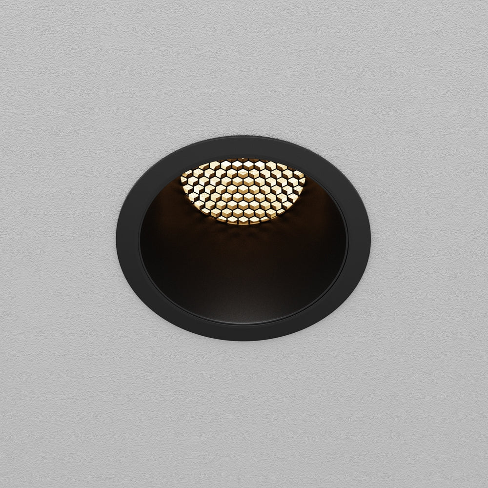 Maytoni downlight Dip LED 50° vgradna okrogla svetilka, črna