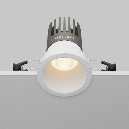 Maytoni downlight Dip LED 50° vgradna okrogla svetilka, bela
