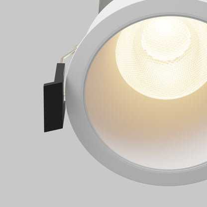 Maytoni downlight Dip LED 50° vgradna okrogla svetilka, bela