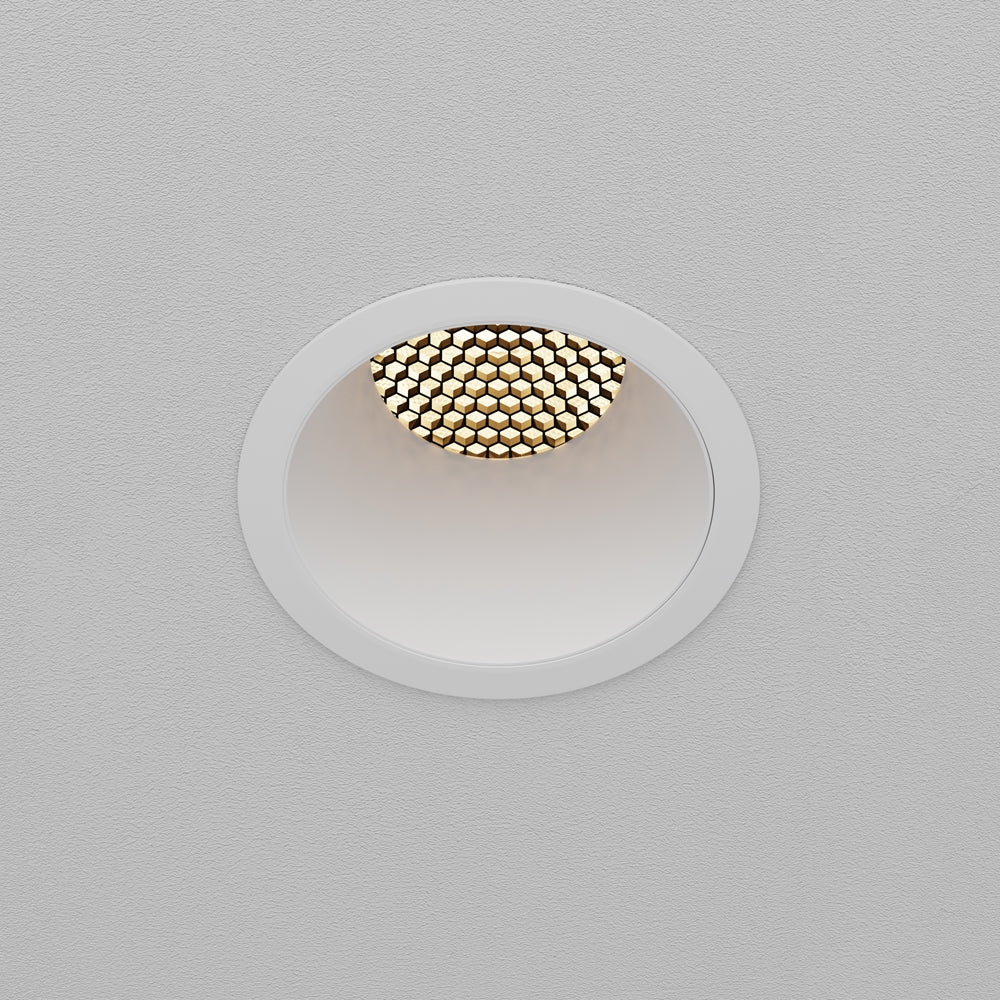Maytoni downlight Dip LED 50° vgradna okrogla svetilka, bela