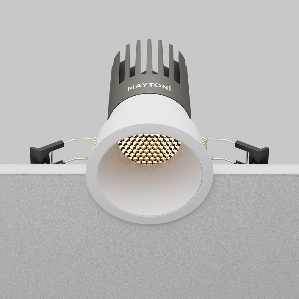 Maytoni downlight Dip LED 50° vgradna okrogla svetilka, bela