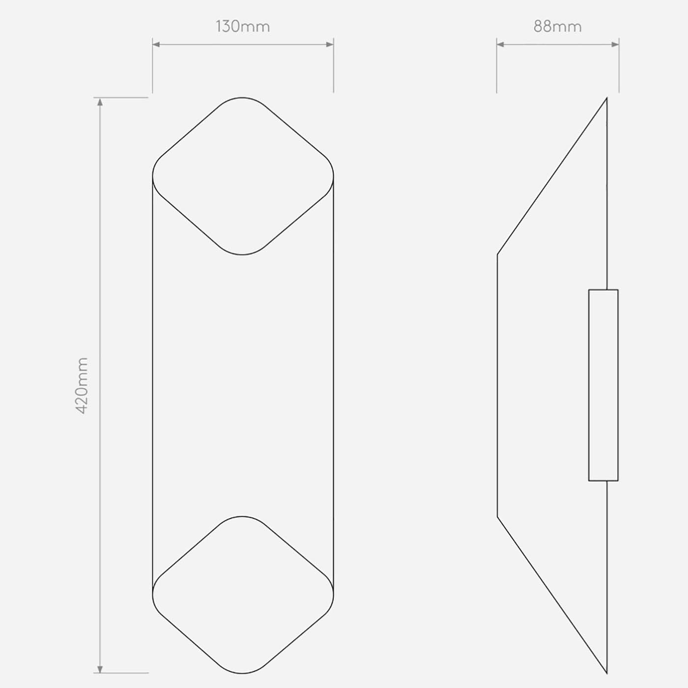 Astro Ako 420 LED přisazené svítidlo zlaté
