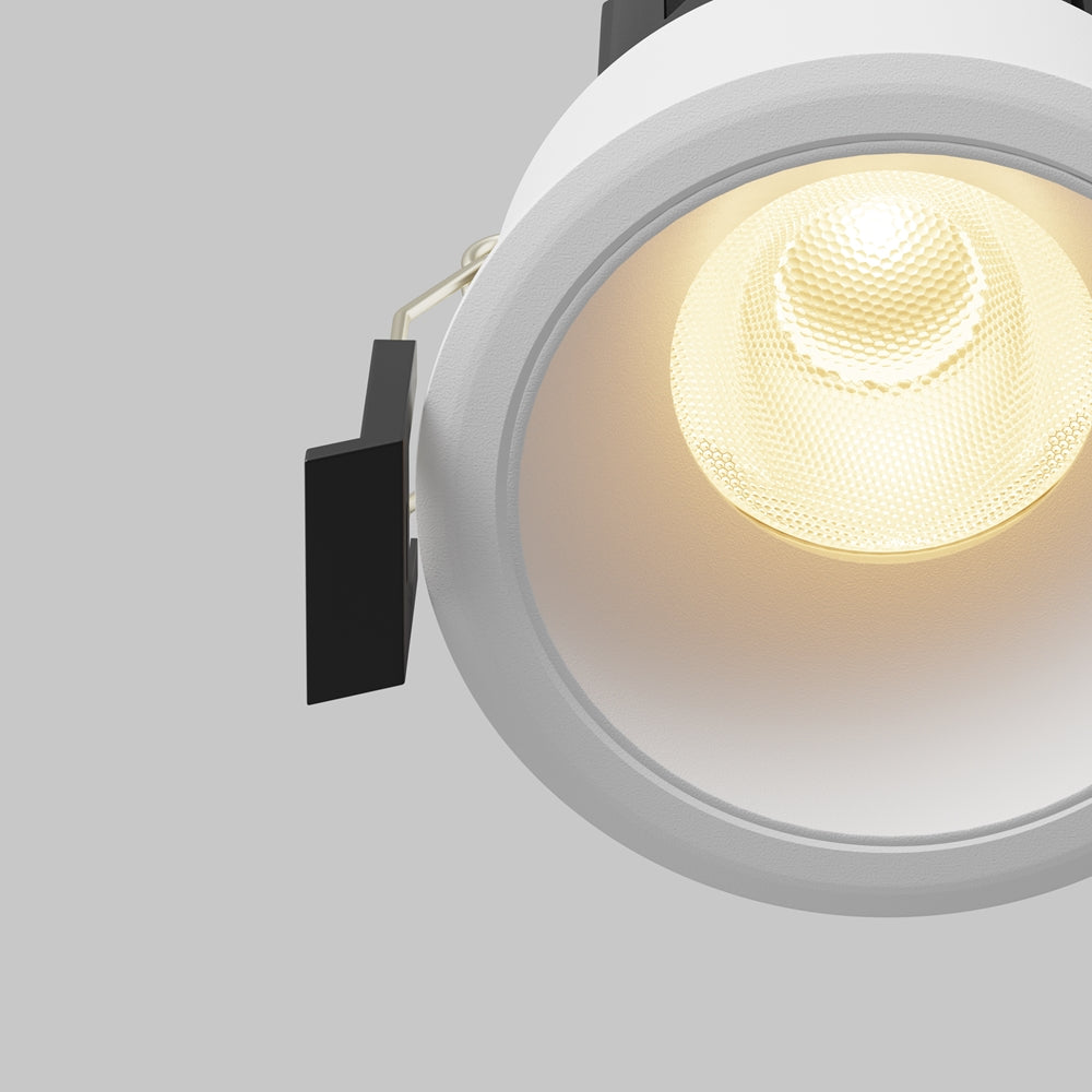 Maytoni downlight Dip LED 50° vgradna okrogla svetilka, bela