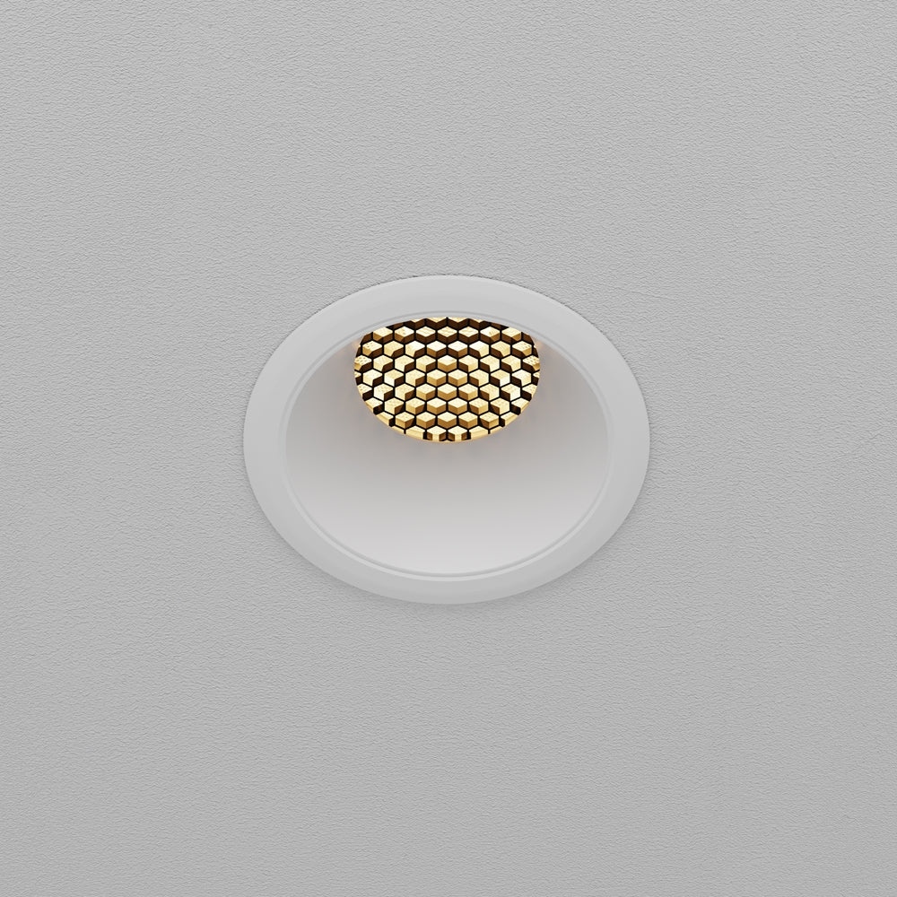 Maytoni downlight Dip LED 50° vgradna okrogla svetilka, bela