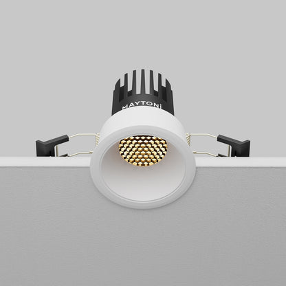 Maytoni downlight Dip LED 50° vgradna okrogla svetilka, bela