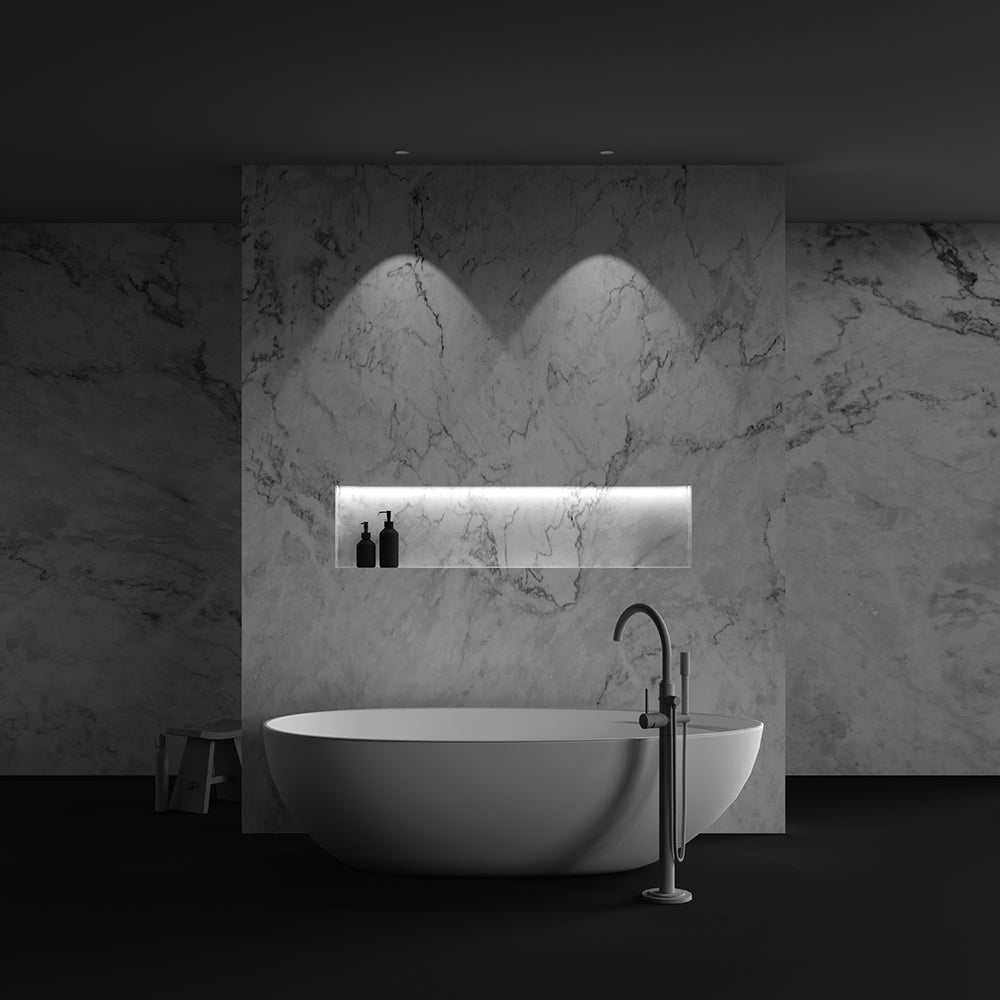 Maytoni downlight Dip LED 50° vgradna okrogla svetilka, bela