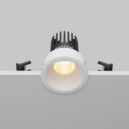 Maytoni downlight Dip LED 50° vgradna okrogla svetilka, bela