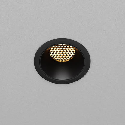 Maytoni downlight Dip LED 50° vgradna okrogla svetilka, črna