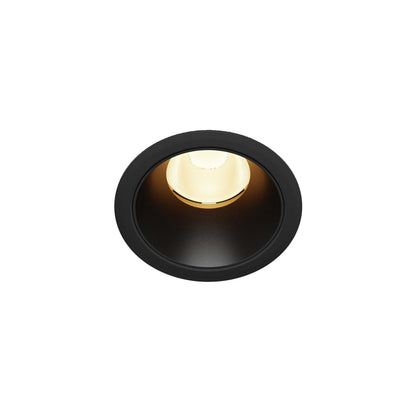 Maytoni downlight Dip LED 50° vgradna okrogla svetilka, črna