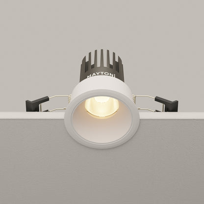Maytoni downlight Dip LED 50° vgradna okrogla svetilka, bela
