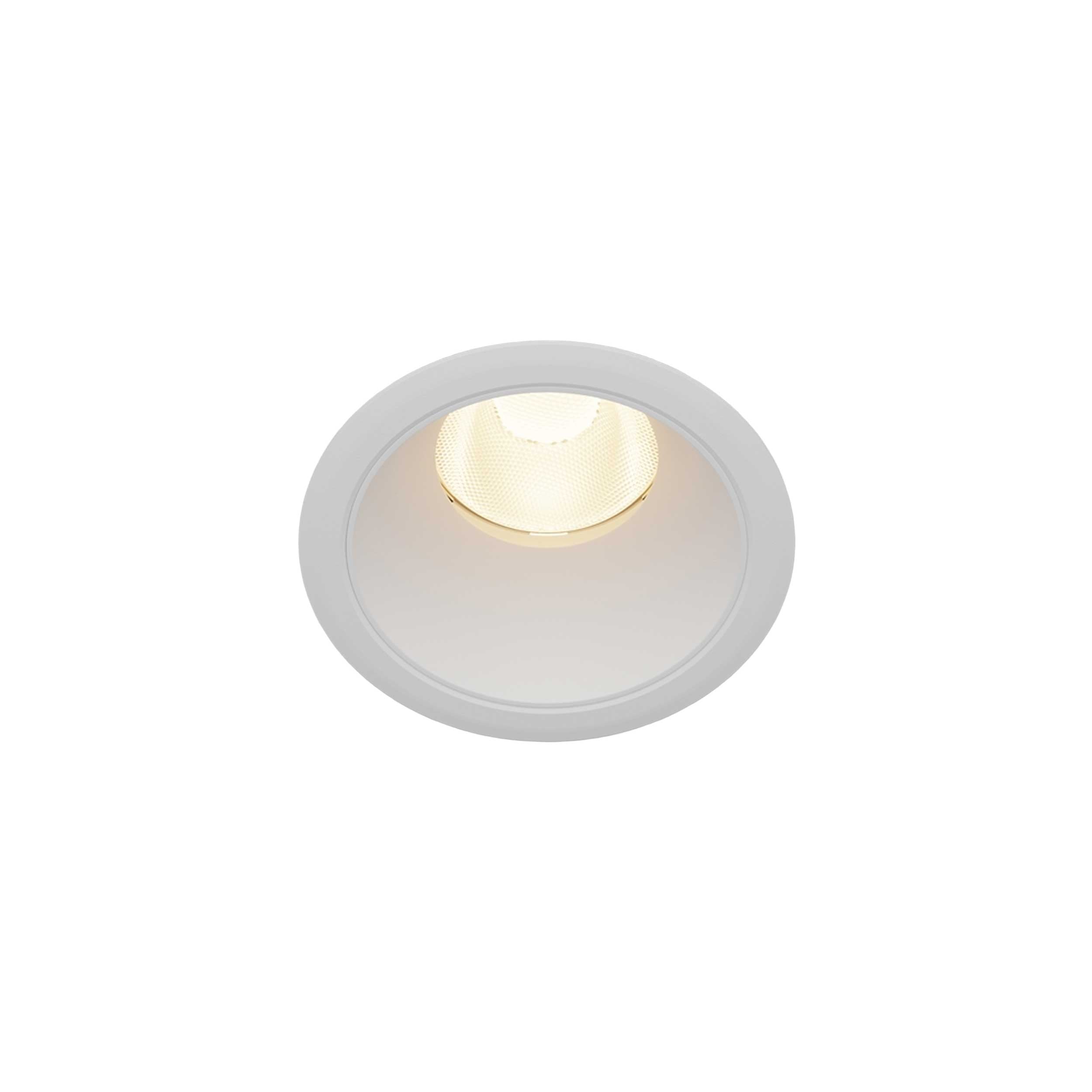 Maytoni downlight Dip LED 50° vgradna okrogla svetilka, bela