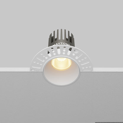 Maytoni downlight Dip LED 50° vgradna okrogla svetilka, bela