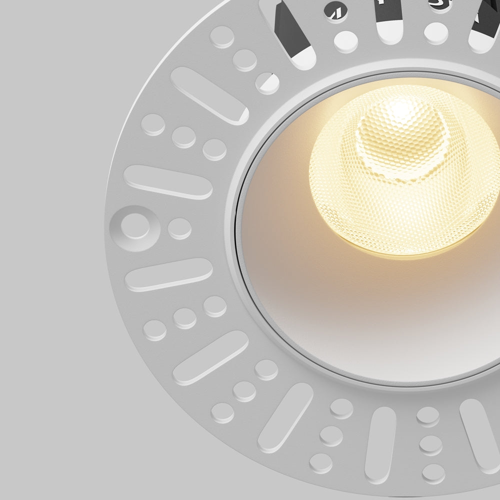 Maytoni downlight Dip LED 50° vgradna okrogla svetilka, bela