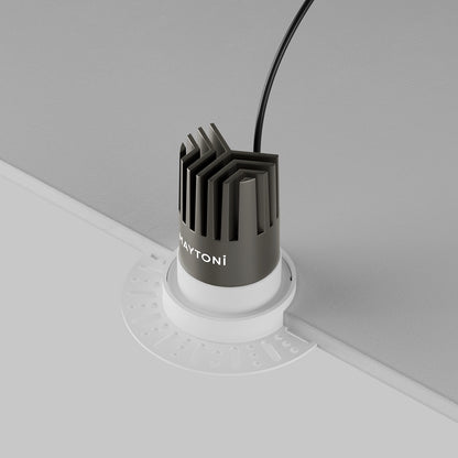 Maytoni downlight Dip LED 50° vgradna okrogla svetilka, bela