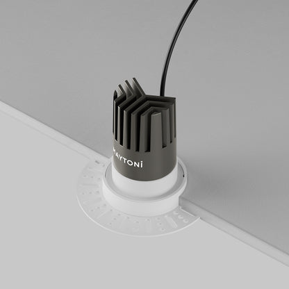 Maytoni downlight Dip LED 50° vgradna okrogla svetilka, bela