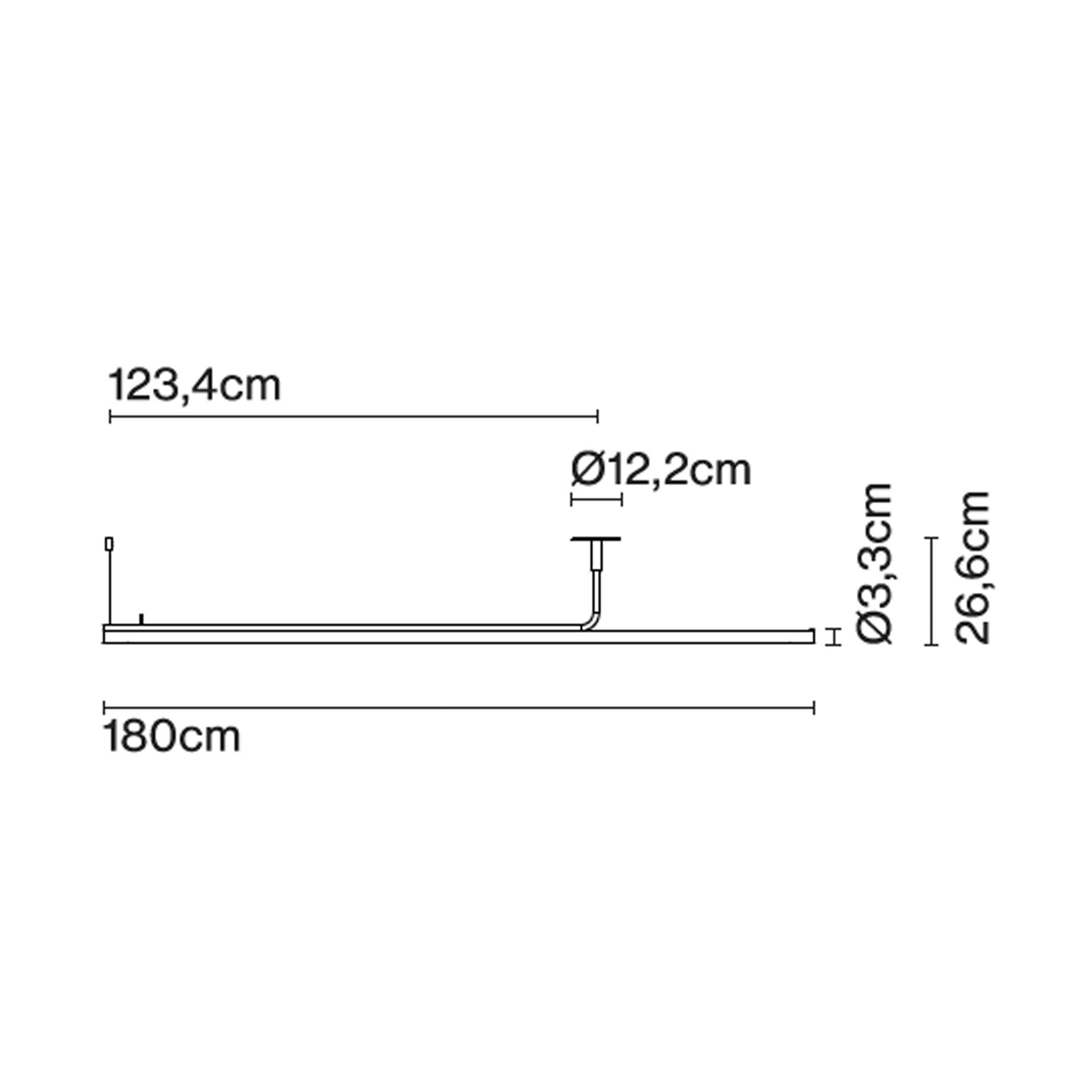 Marset Ambrosia Pro LED RSC 120/180 viseča linijska svetilka