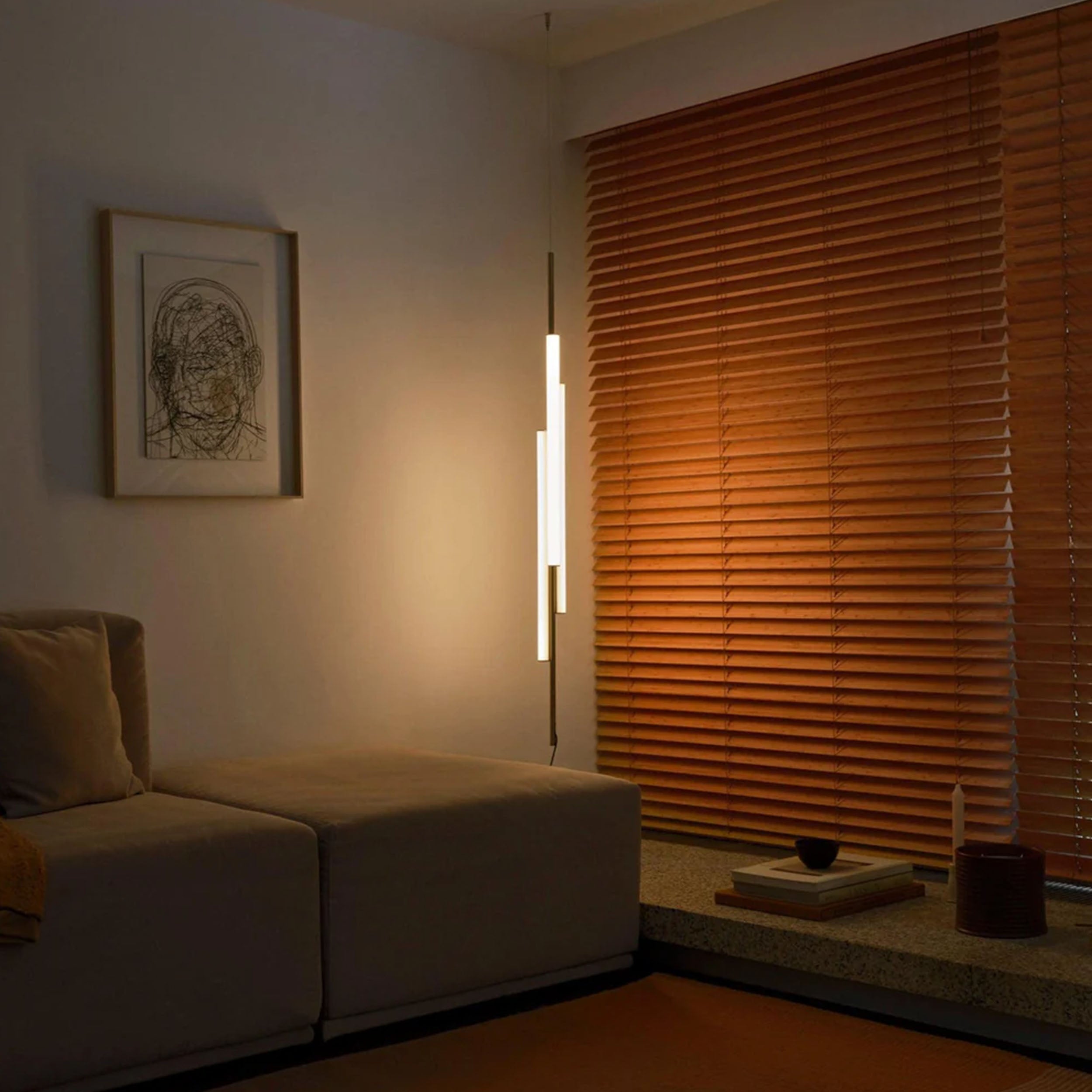 Marset Ambrosia V3 LED Plug in – viseča vertikalna svetilka