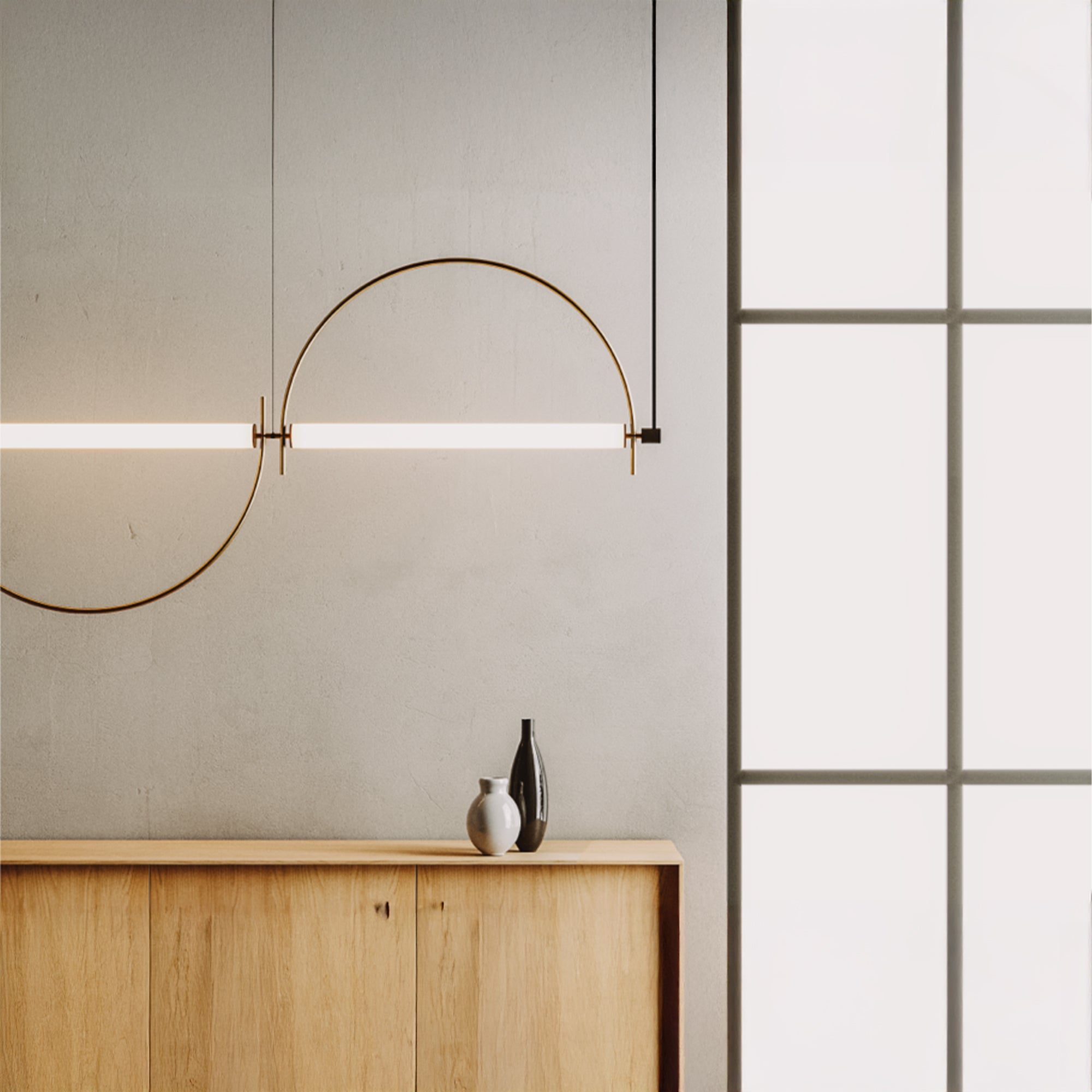 Aromas Arc LED závěsné svítidlo