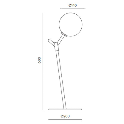 Aromas Atom G9 stolní svítidlo