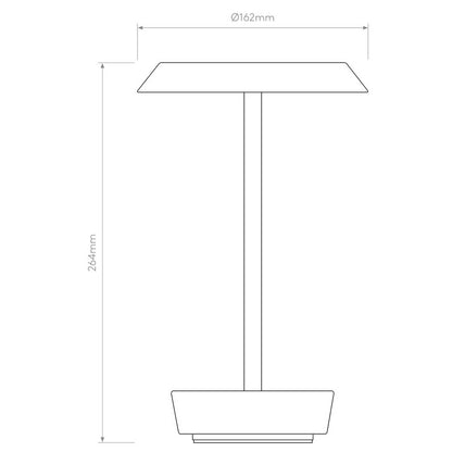 Astro Halo LED přenosné stolní svítidlo